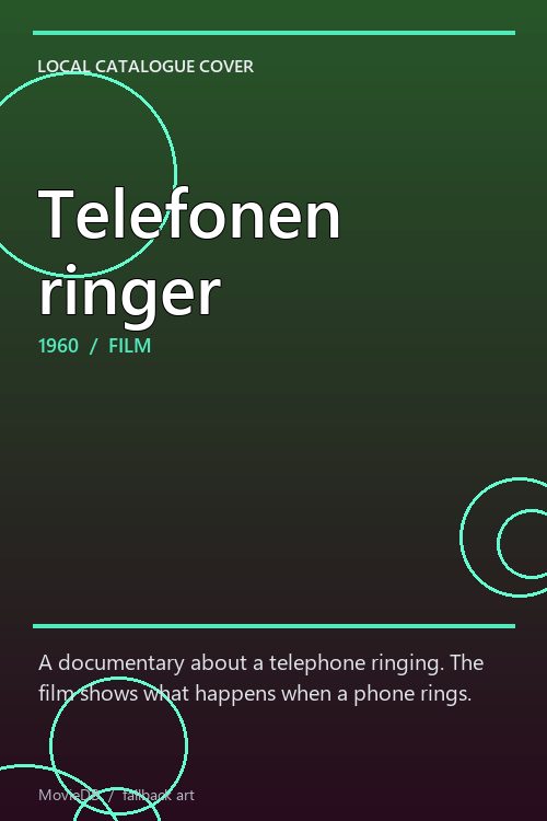 Telefonen ringer poster