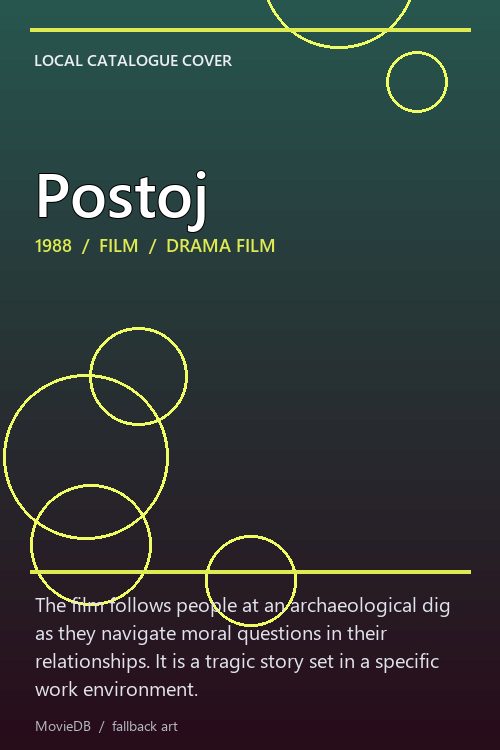 Postoj poster