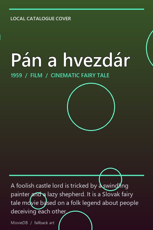 Pán a hvezdár poster