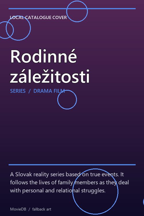 Rodinné záležitosti poster