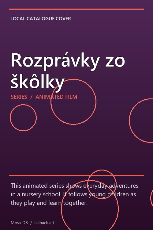 Rozprávky zo škôlky poster