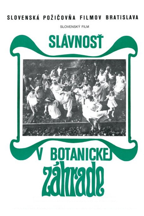 Slávnosť v botanickej záhrade poster