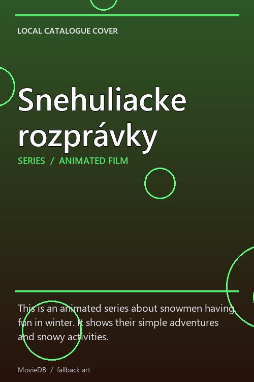Snehuliacke rozprávky poster