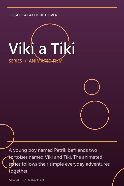 Viki a Tiki poster
