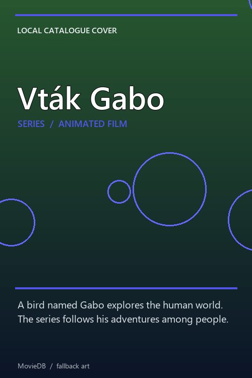 Vták Gabo poster