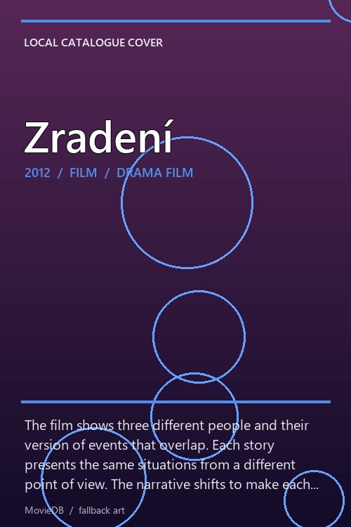Zradení poster