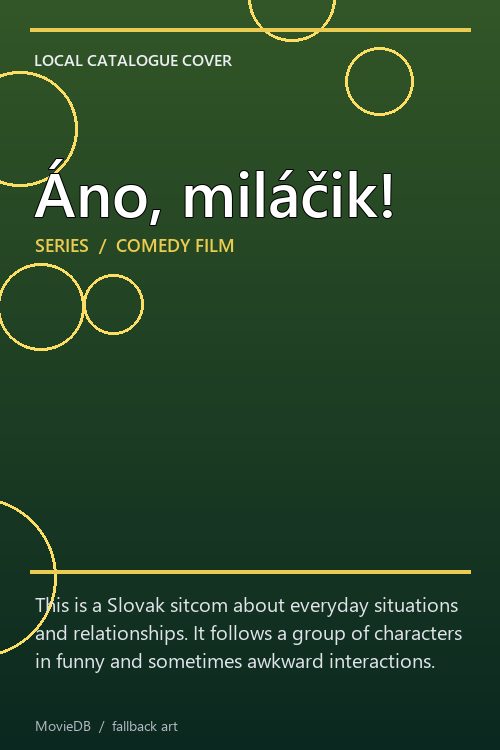 Áno, miláčik! poster