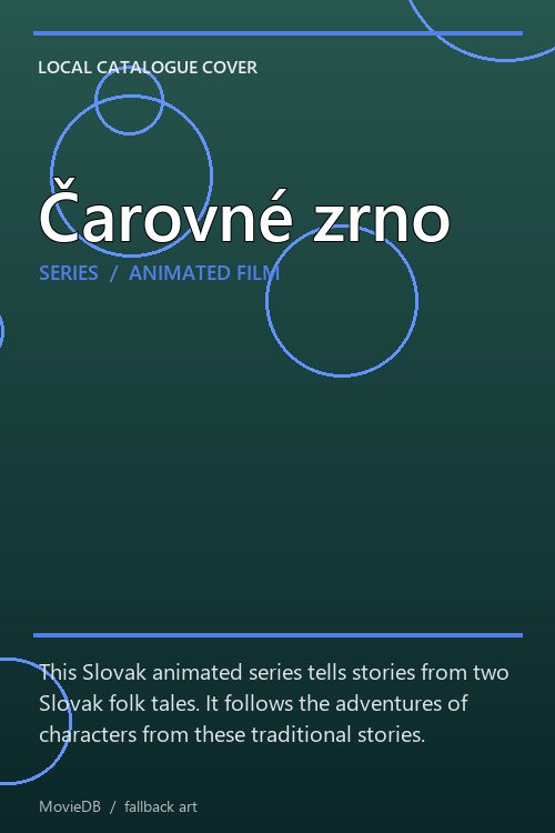 Čarovné zrno poster