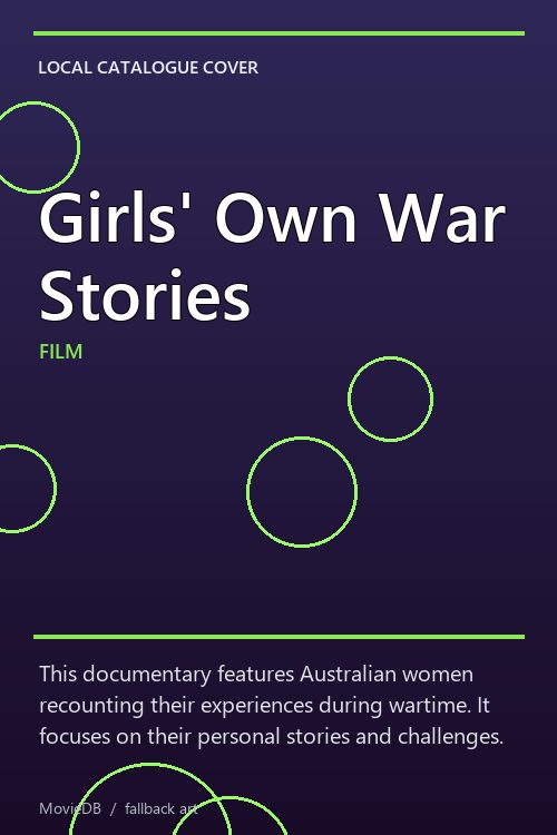 Girls' Own War Stories poster