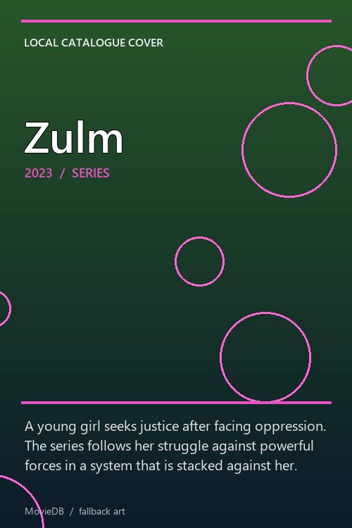 Zulm poster