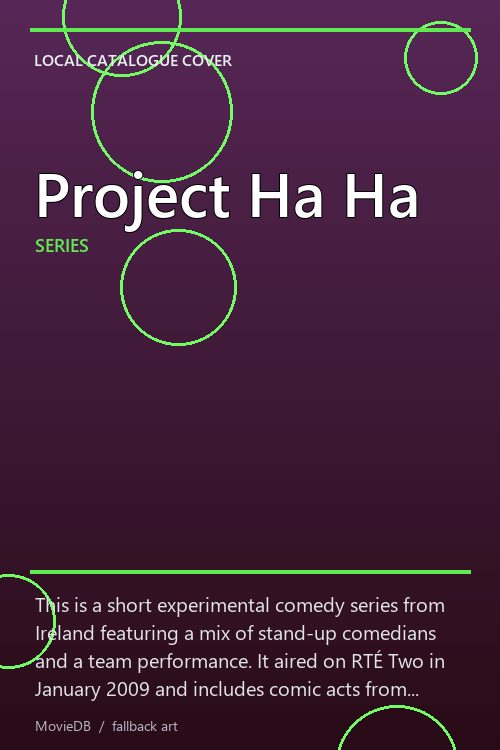 Project Ha Ha poster