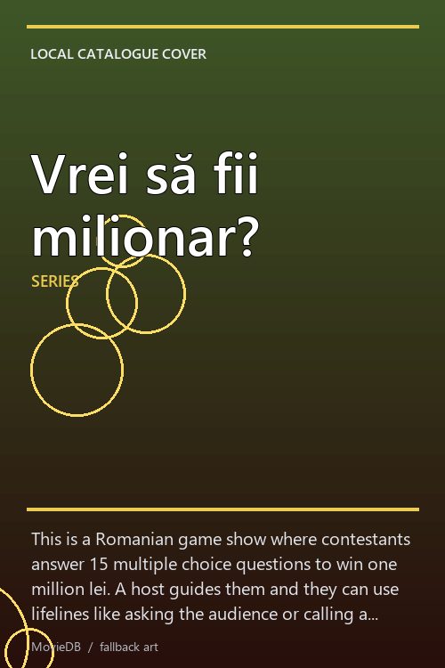 Vrei să fii milionar? poster