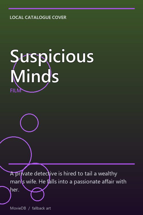 Suspicious Minds poster