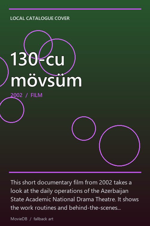 130-cu mövsüm poster