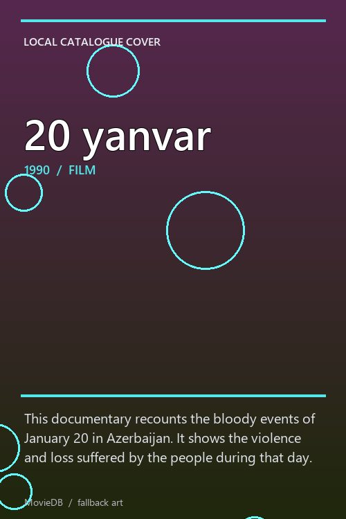 20 yanvar poster