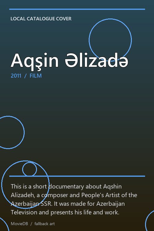 Aqşin Əlizadə poster