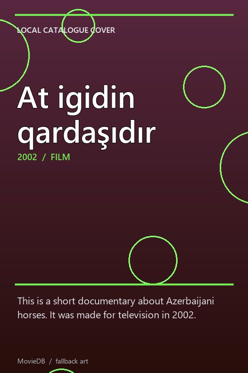 At igidin qardaşıdır poster