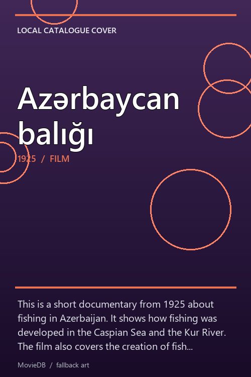 Azərbaycan balığı poster