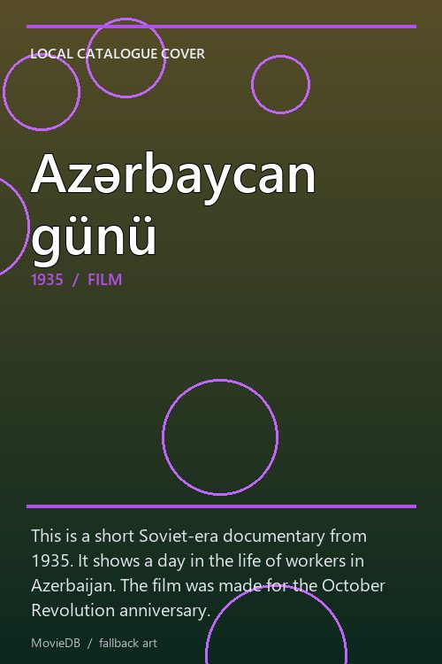 Azərbaycan günü poster