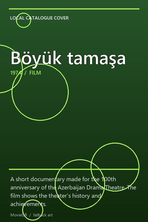 Böyük tamaşa poster