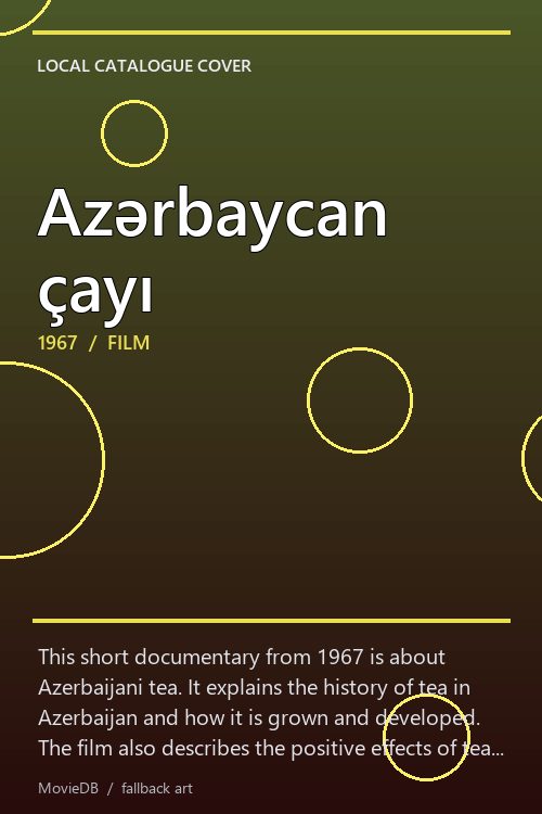 Azərbaycan çayı poster