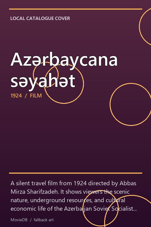 Azərbaycana səyahət poster
