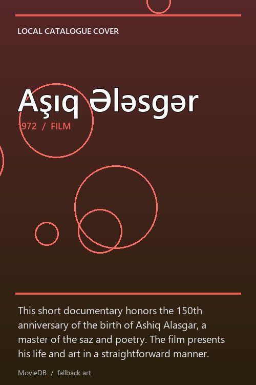 Aşıq Ələsgər poster