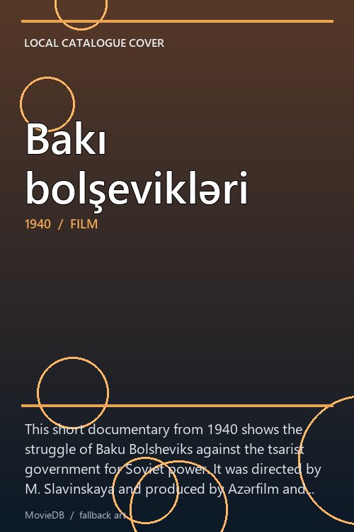 Bakı bolşevikləri poster