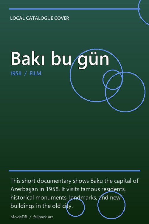 Bakı bu gün poster