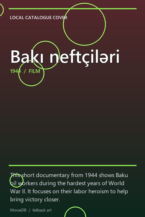 Bakı neftçiləri poster
