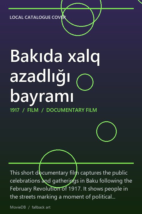 Bakıda xalq azadlığı bayramı poster