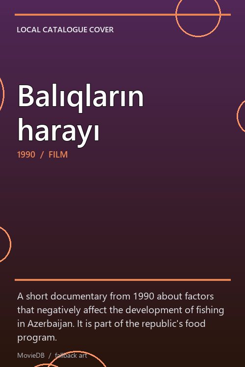Balıqların harayı poster