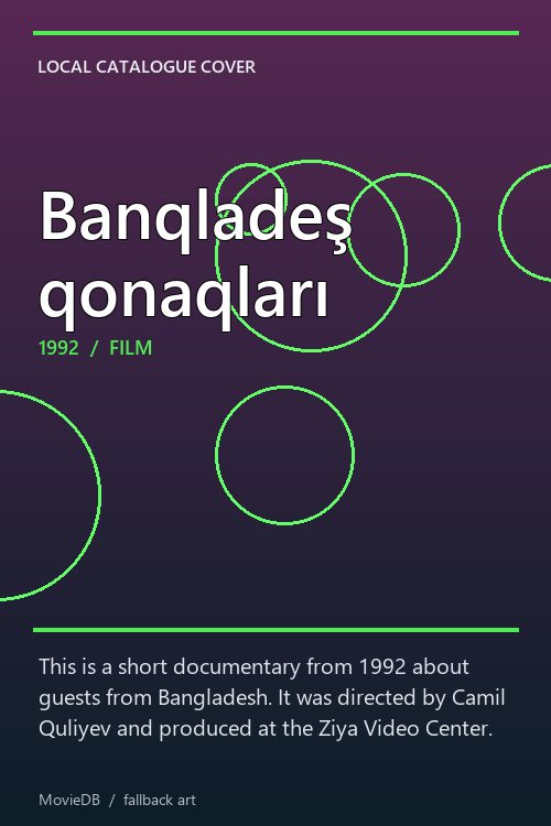 Banqladeş qonaqları poster