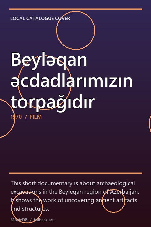 Beyləqan əcdadlarımızın torpağıdır poster