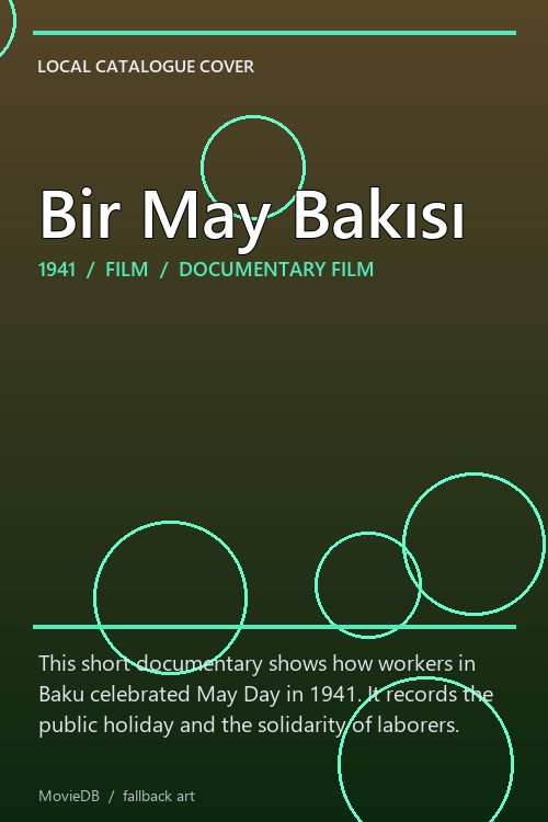 Bir May Bakısı poster
