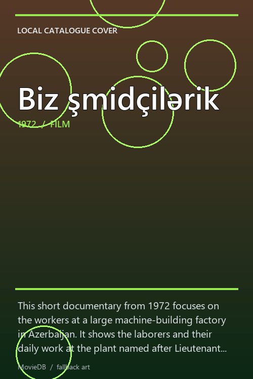 Biz şmidçilərik poster