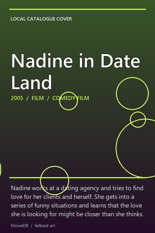 Nadine in Date Land poster