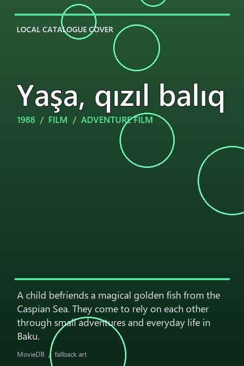Yaşa, qızıl balıq poster