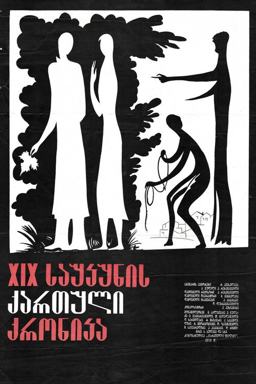 XIX saukunis qartuli qronika poster