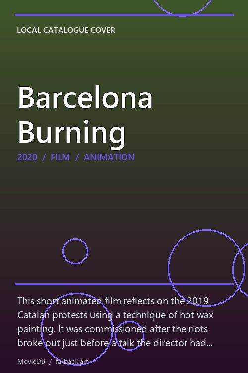 Barcelona Burning poster