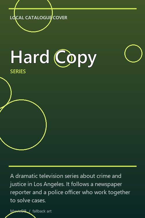 Hard Copy poster