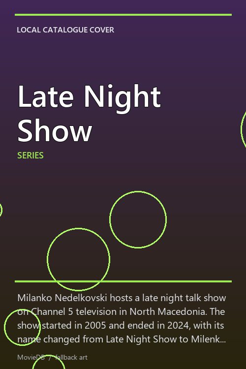 Late Night Show poster