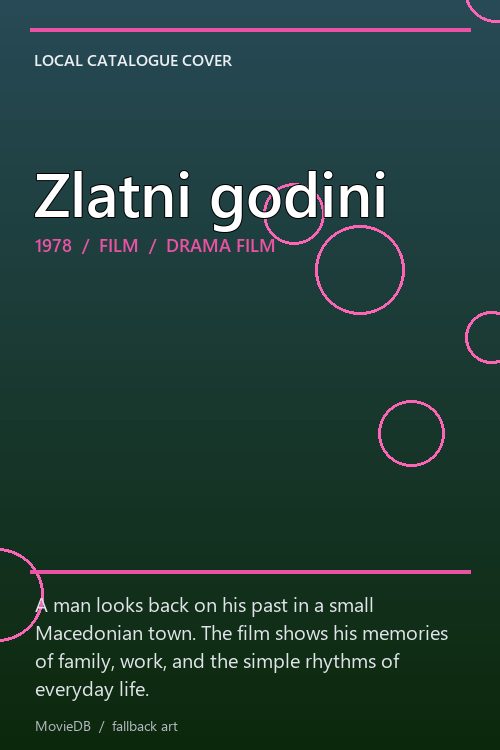 Zlatni godini poster