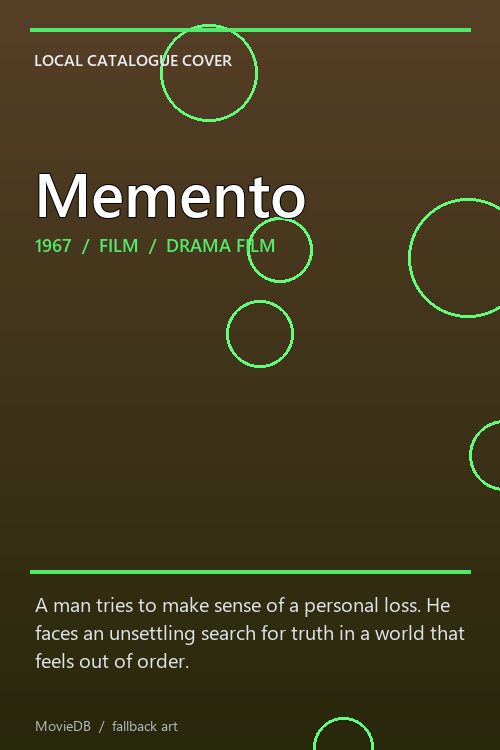 Memento poster
