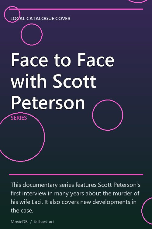 Face to Face with Scott Peterson poster