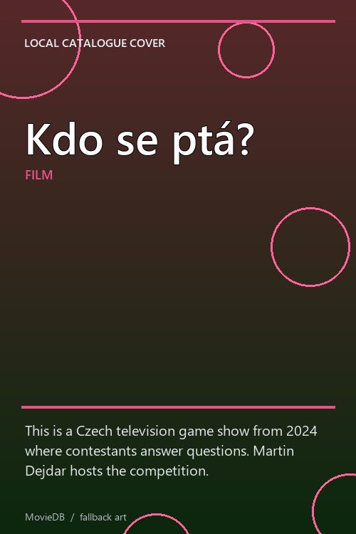 Kdo se ptá? poster