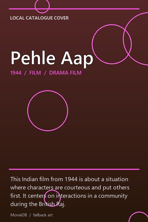 Pehle Aap poster