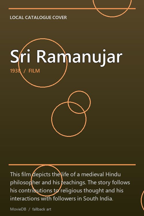 Sri Ramanujar poster
