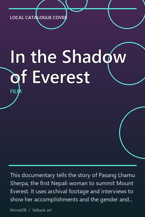 In the Shadow of Everest poster