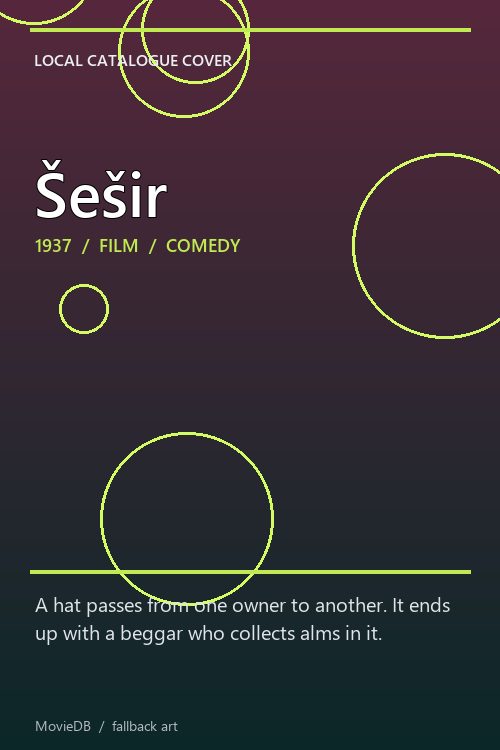 Šešir poster